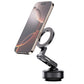 Magnetic Vacuum Adsorption Car Mount Mobile Phone Holder Foldable 360 Degree Rotation Aluminum Alloy Suitable for Smartphones