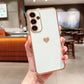 Love Heart Side Pattern Phone Cover For Samsung Galaxy A55 A54 A53 A52 A52S 4G 5G A35 A25 A15 A34 A24 A14 A12 A13 4G 5G Case