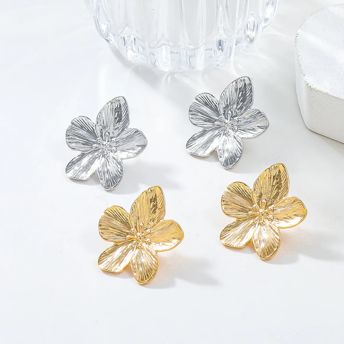 Aretes de flores