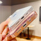 Glitter Powder Transparent Case for IPhone 16 15 Plus Pro Max Clear Soft Bumper Phone Cases Luxury Shockproof Cover