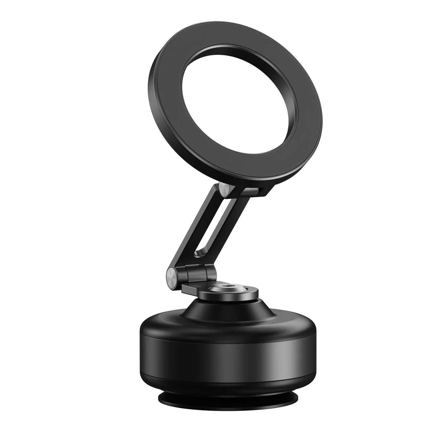 Magnetic Vacuum Adsorption Car Mount Mobile Phone Holder Foldable 360 Degree Rotation Aluminum Alloy Suitable for Smartphones